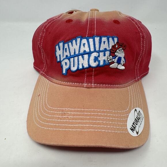 Vintage Hawaiian Punch Faded Look Fitted Hat Cap New With Tags - Picture 1 of 8